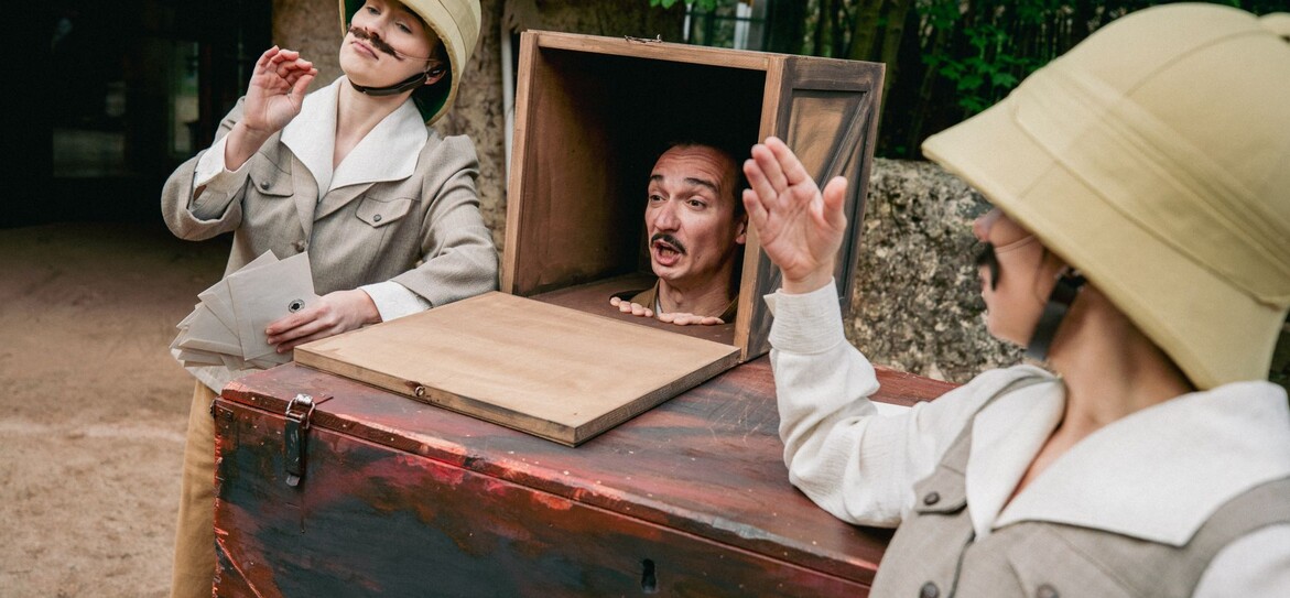 Dnešní představení Velkolepé expedice Emila Holuba se přesunuje na Malou scénu