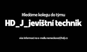 Hledáme kolegu do týmu jevištní techniky
