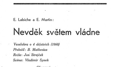 Nevděk světem vládne
