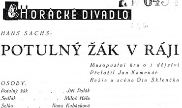 Potulný žák v ráji