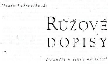 Růžové dopisy